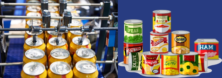 packaging automation, canned food industry