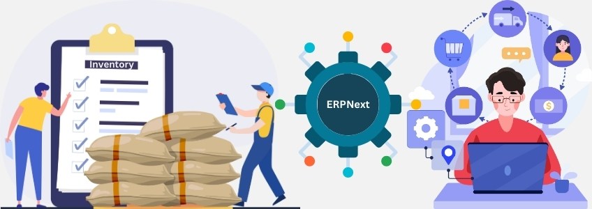 optimized inventory, supply chain management, ERPNext, agro product manufacturing