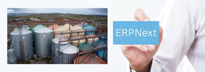 flour milling operations, ERPNext, food processing, case study