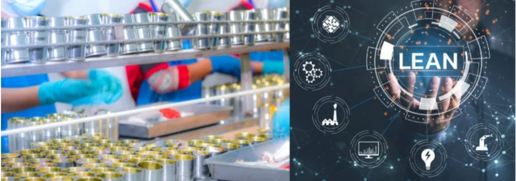 Lean methodologies in canned food manufacturing