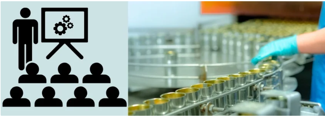 Shop floor training in food processing industry