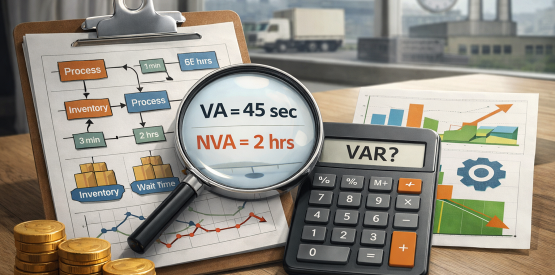 Making a Current State Value Stream Map- Calculate VAR