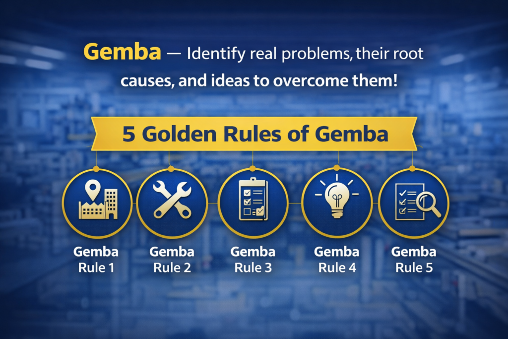 Gemba methodology: 5 golden rules