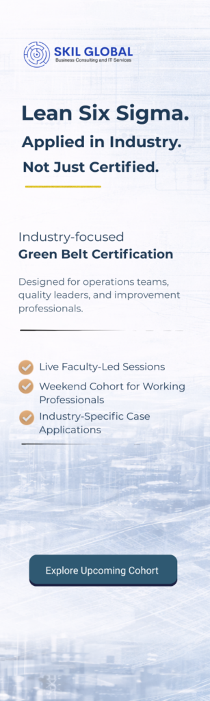 Skil Global Lean Six Sigma Program