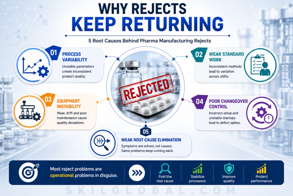 5 Root Causes Behind Pharma Rejects