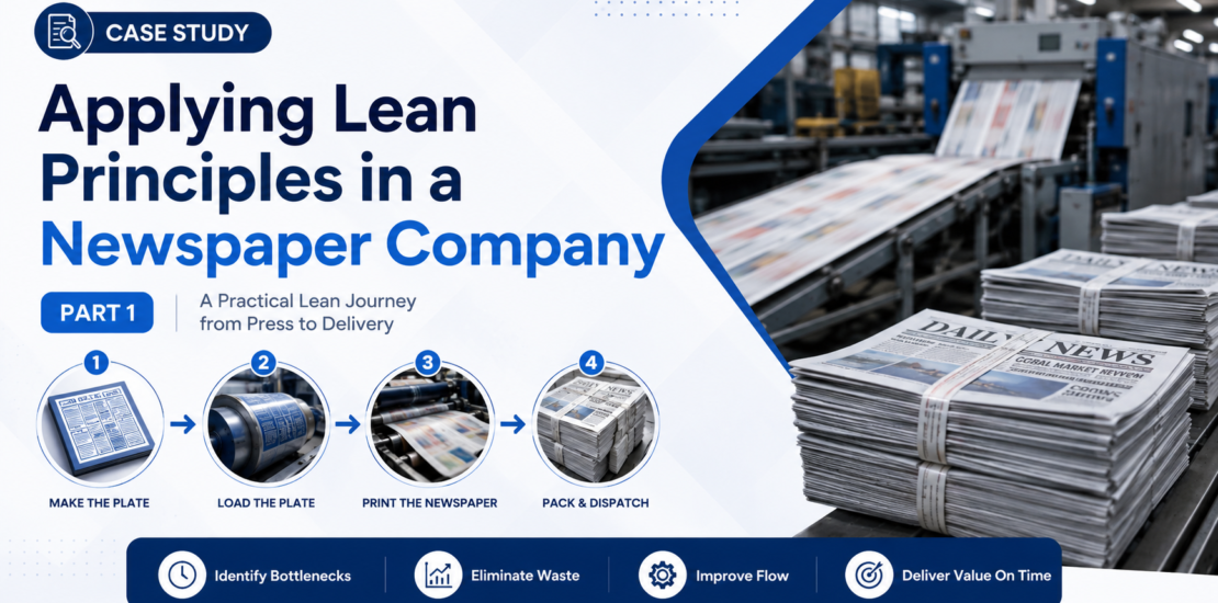 Case Study on Applying Lean Principles in a Newspaper Company