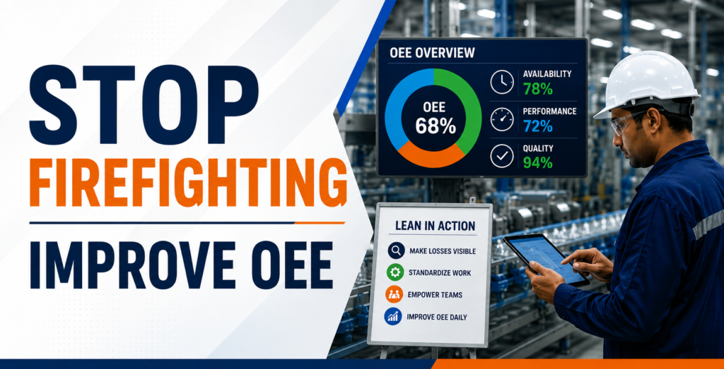 Shop Floor Lean Implementation: How to Stop Firefighting and Improve OEE