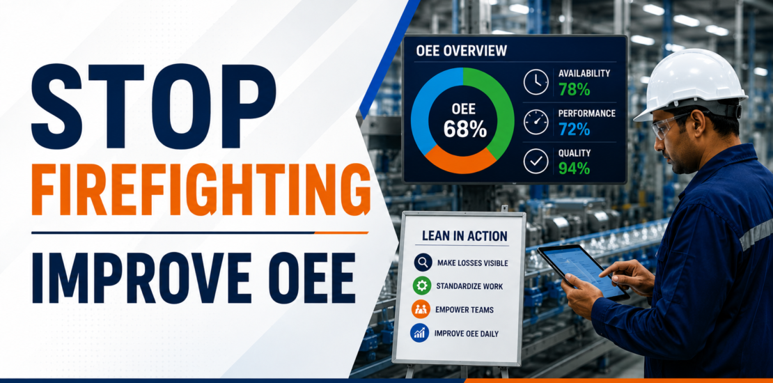 Shop Floor Lean Implementation: How to Stop Firefighting and Improve OEE