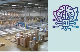 Smart warehouse 2026 featuring AI robots and IoT sensors
